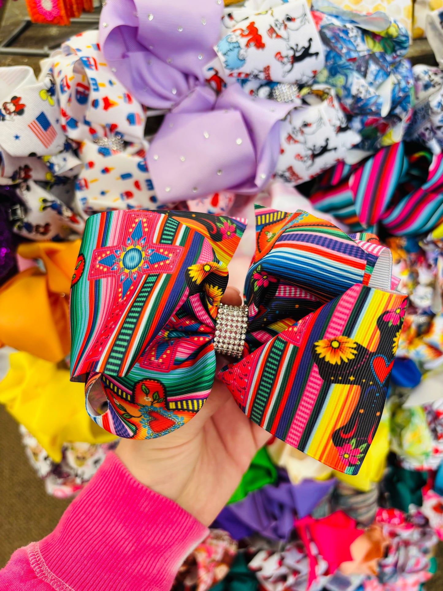 Fiesta bling bow