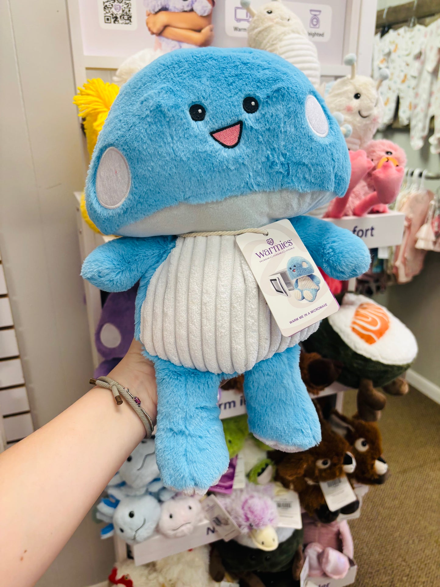 Blue Toadstool Warmie