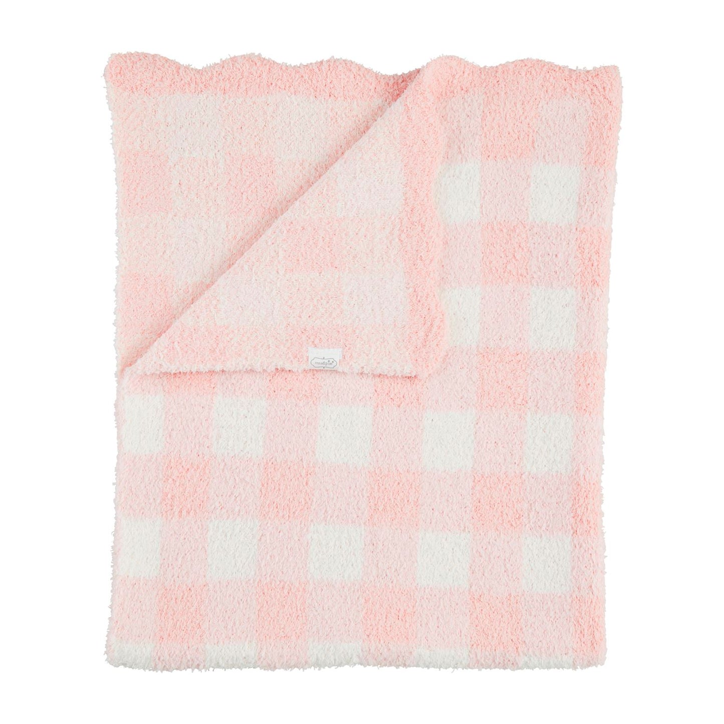 Pink gingham blanket
