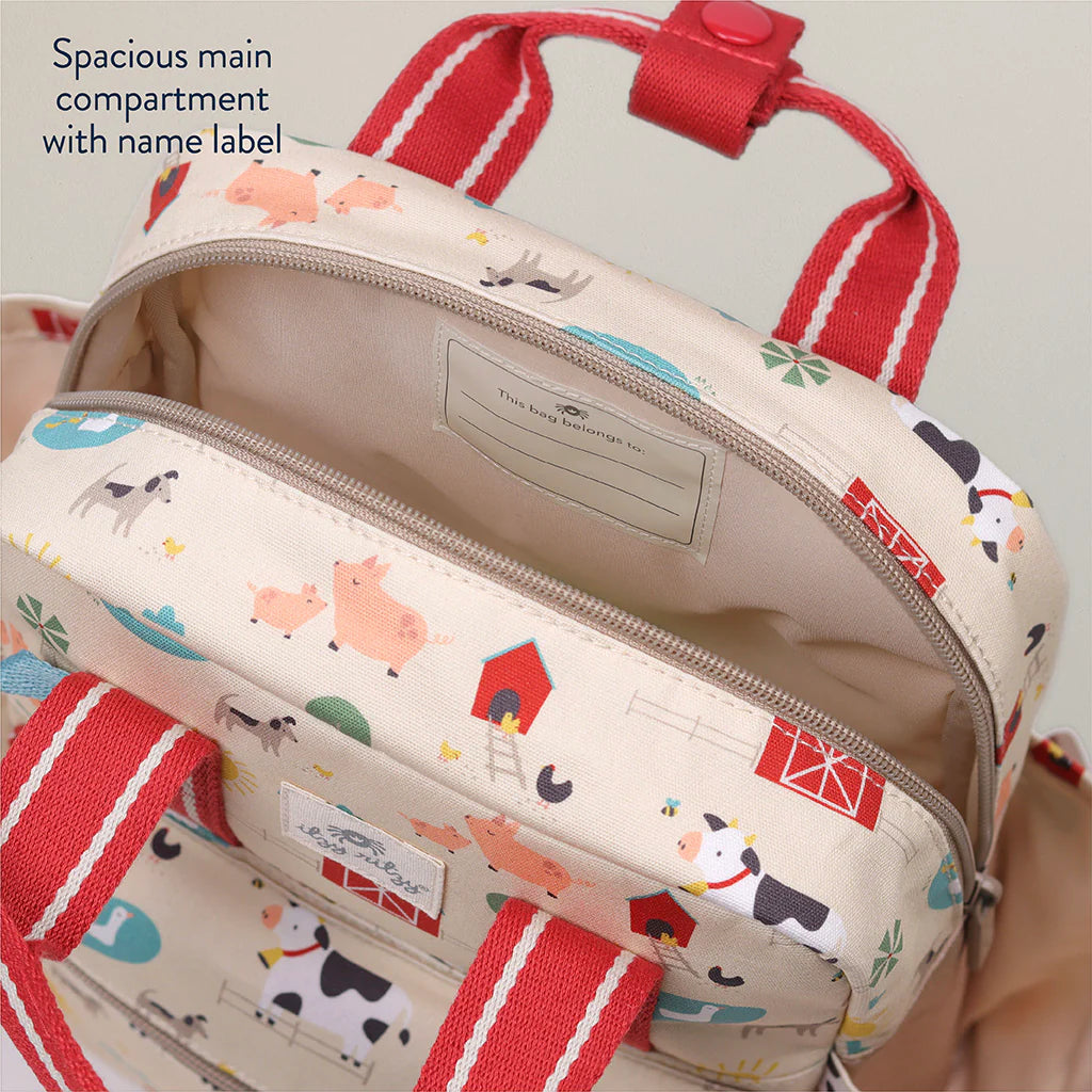 Farm animals Itzy ritzy toddler backpack