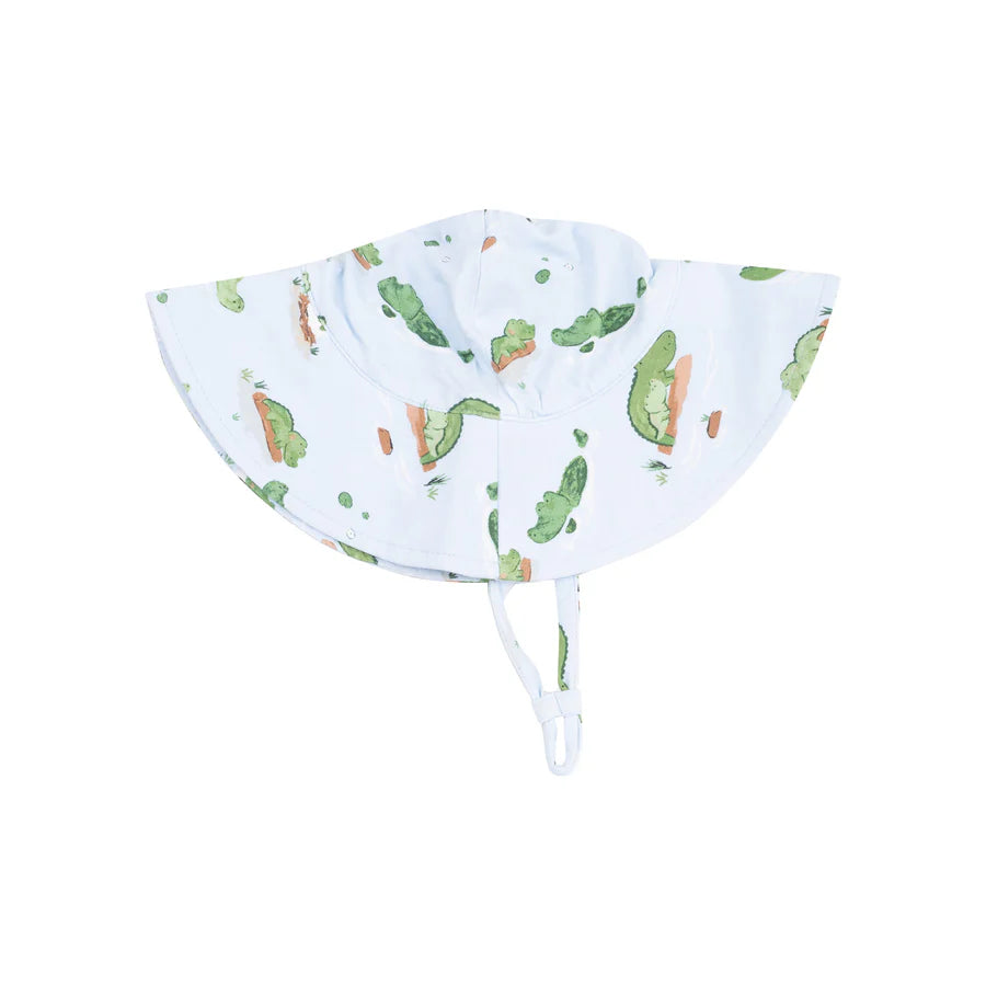 Blue alligator bucket hat