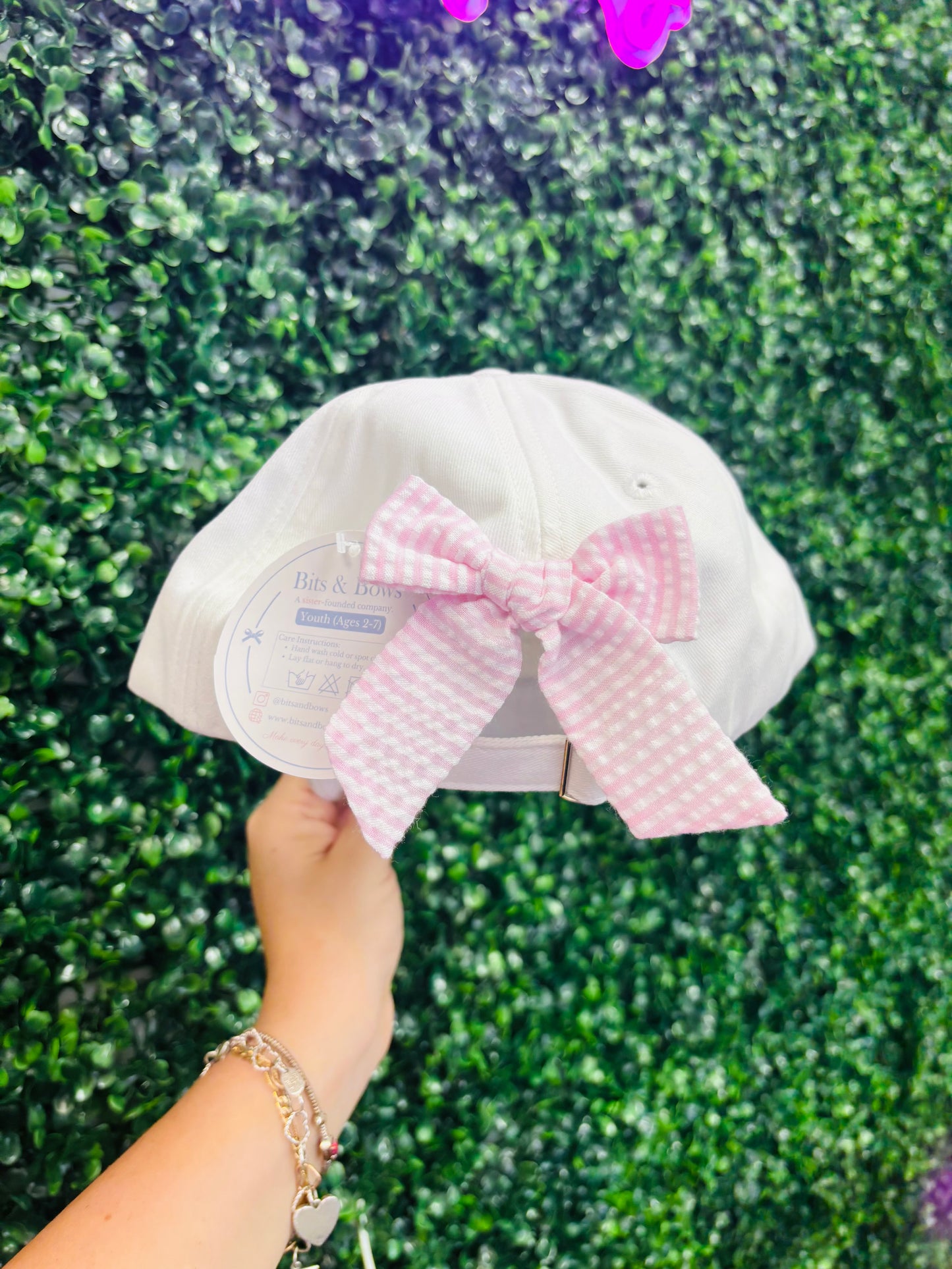 Birthday Girl Bow Baseball Hat (Baby/Toddler, Youth)