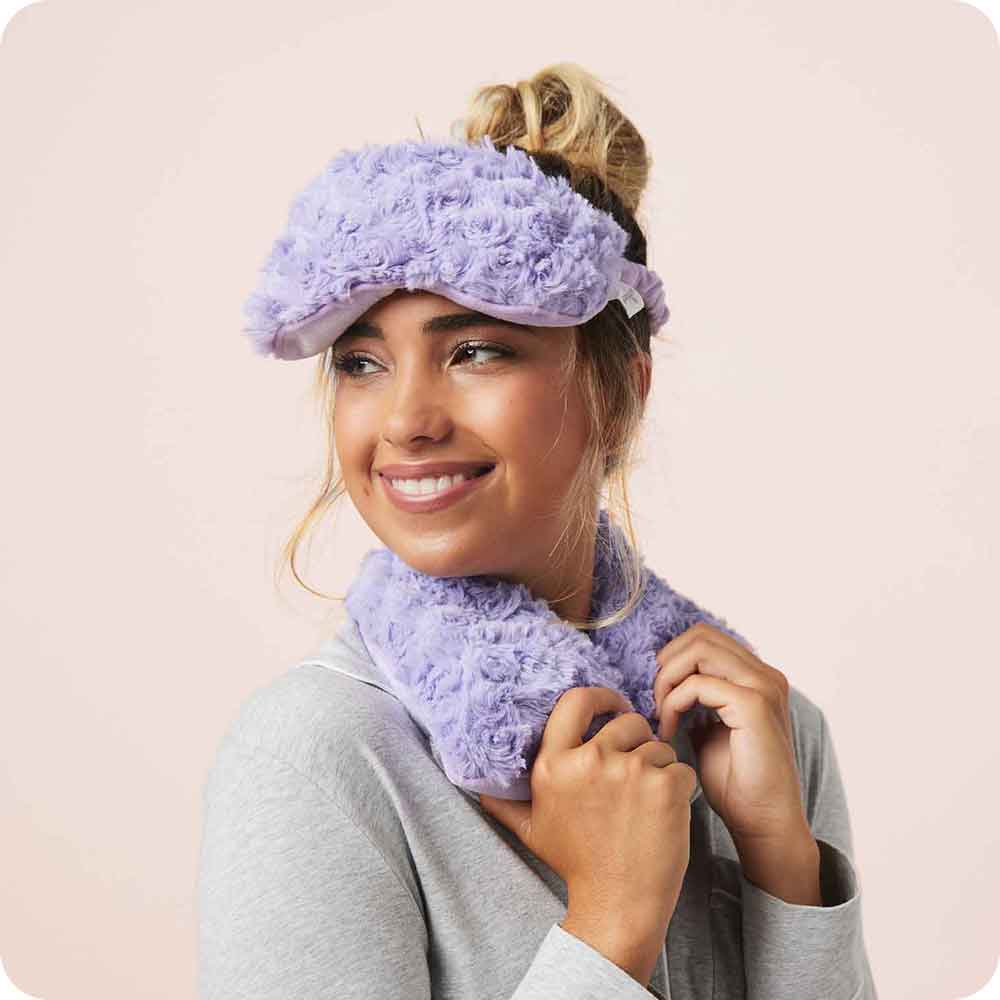 Curley Purple Neck Wrap