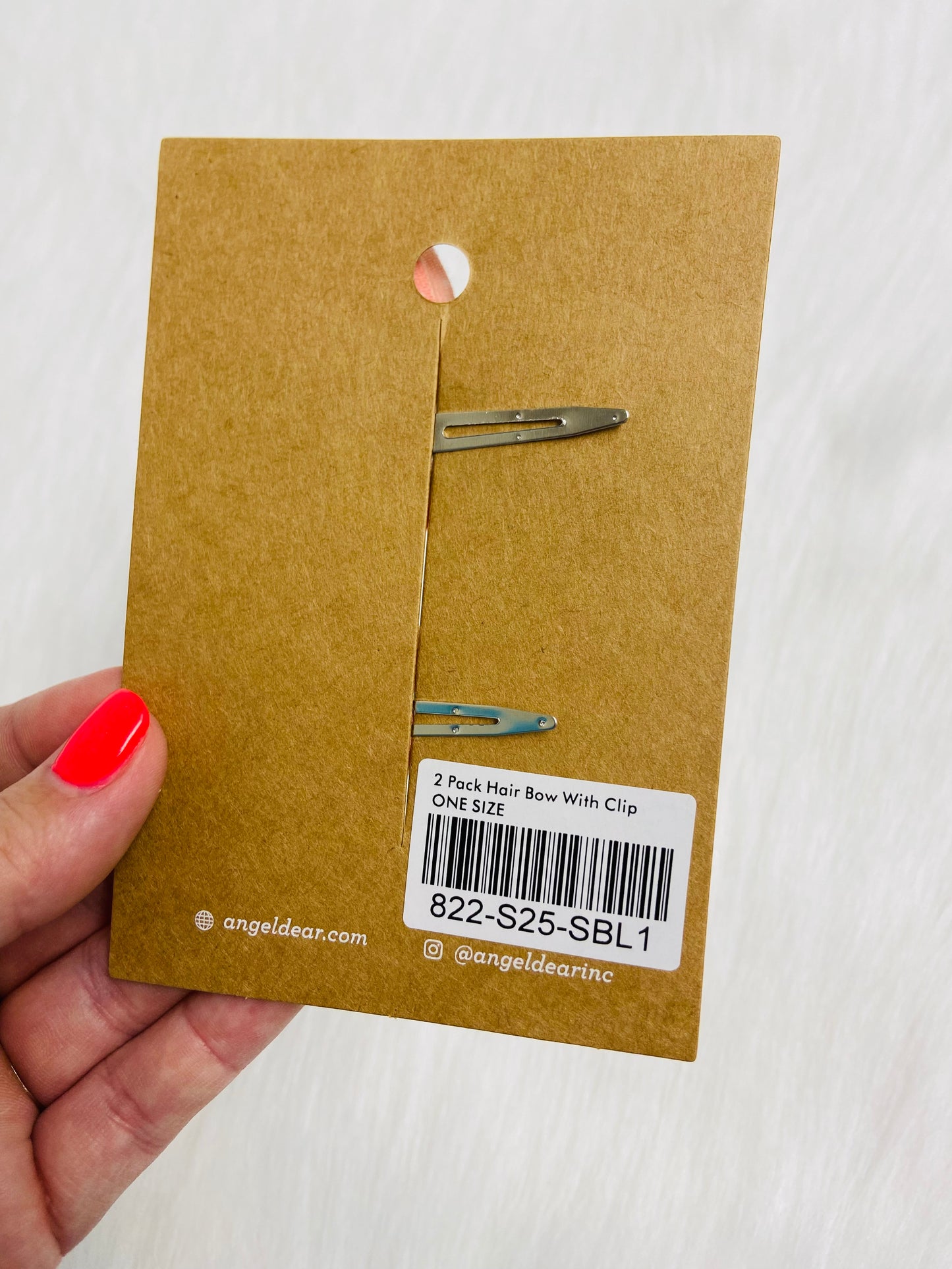 Strawberry bliss mini alligator clip bows