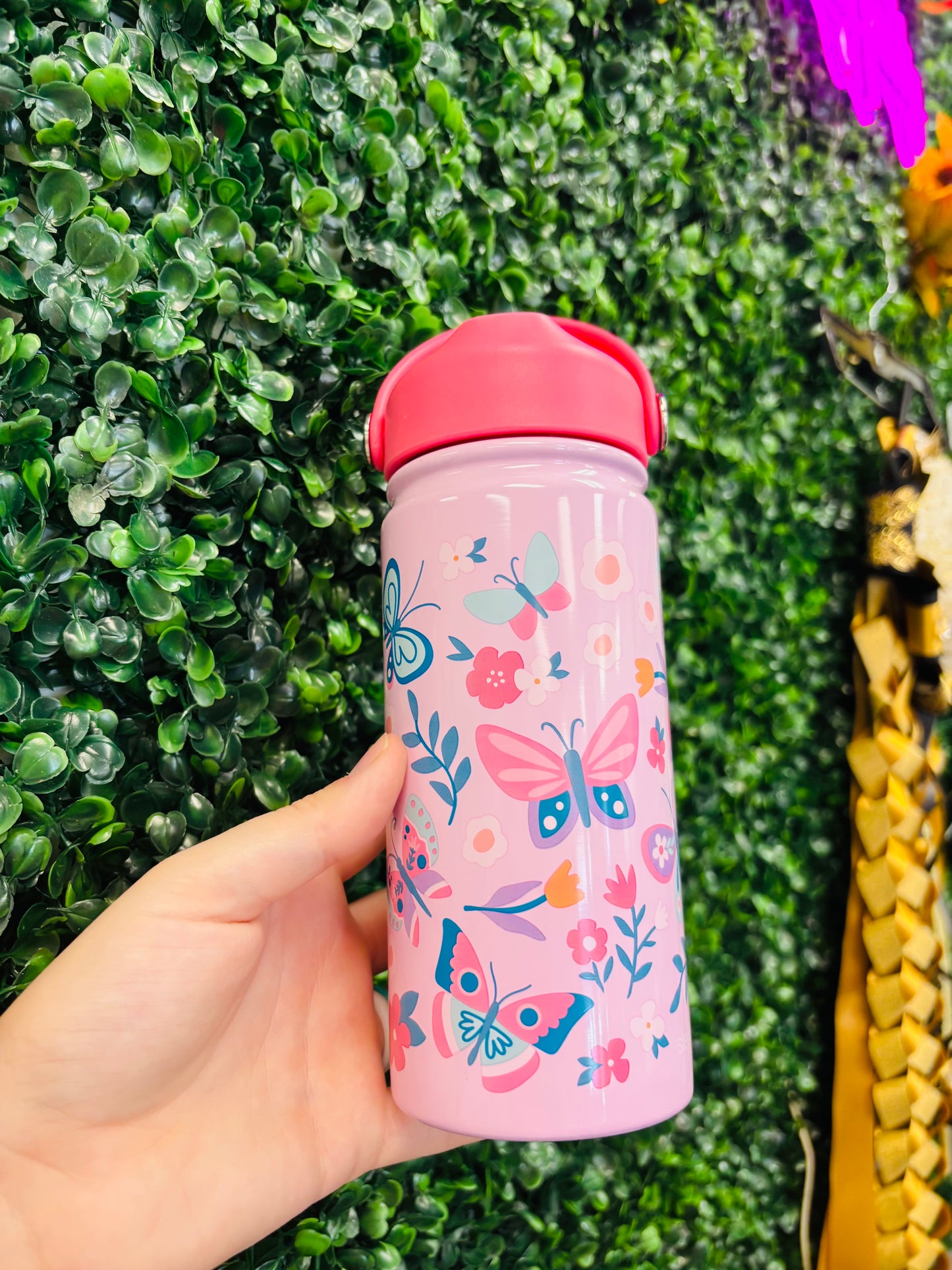 Insulated Stainless Steel Water Bottle with Handle Stephen Joseph