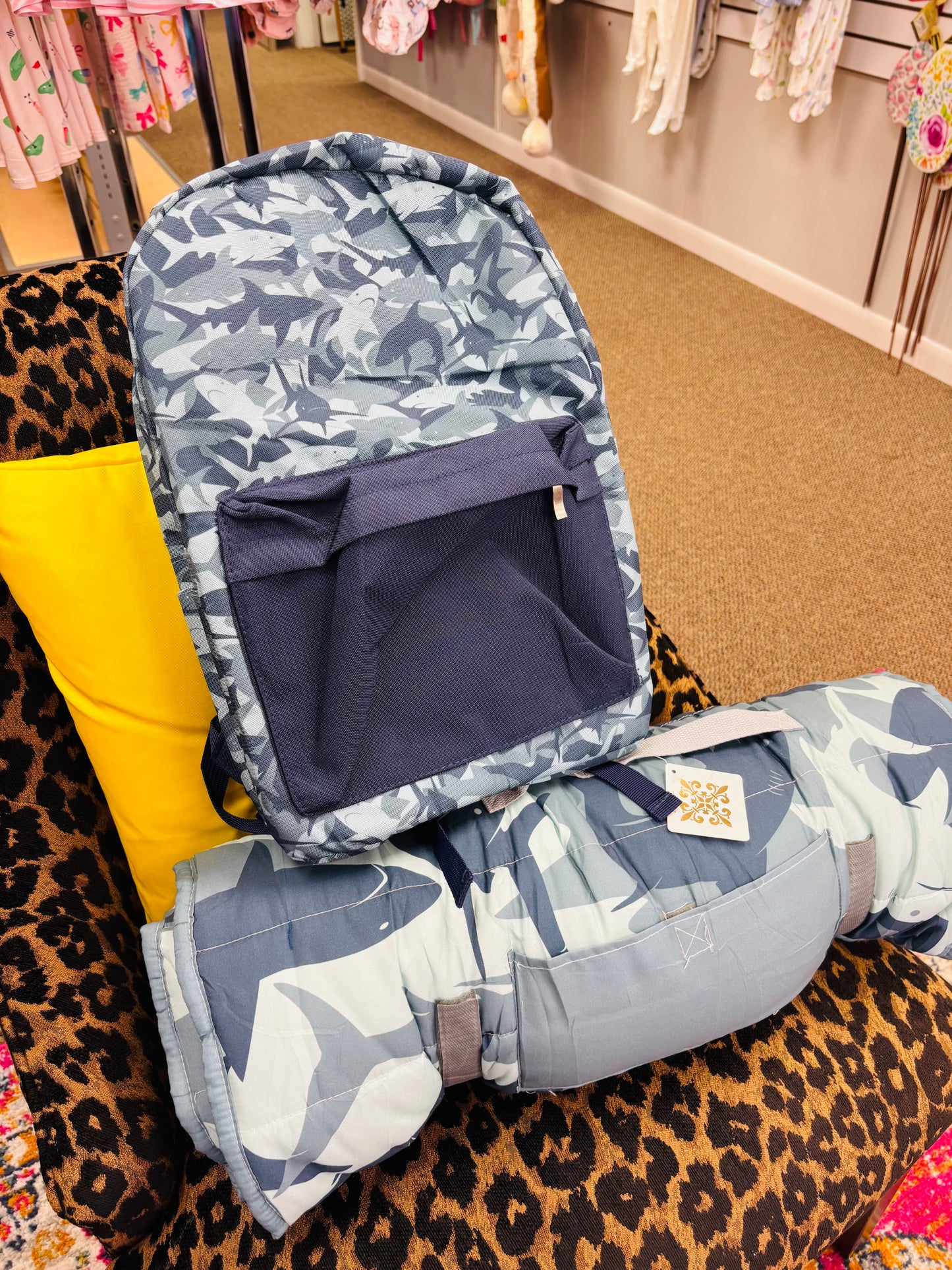 Gray sharks backpack