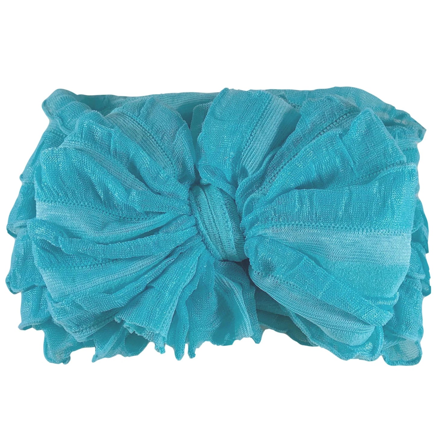 Ruffled Headband~ Lagoon