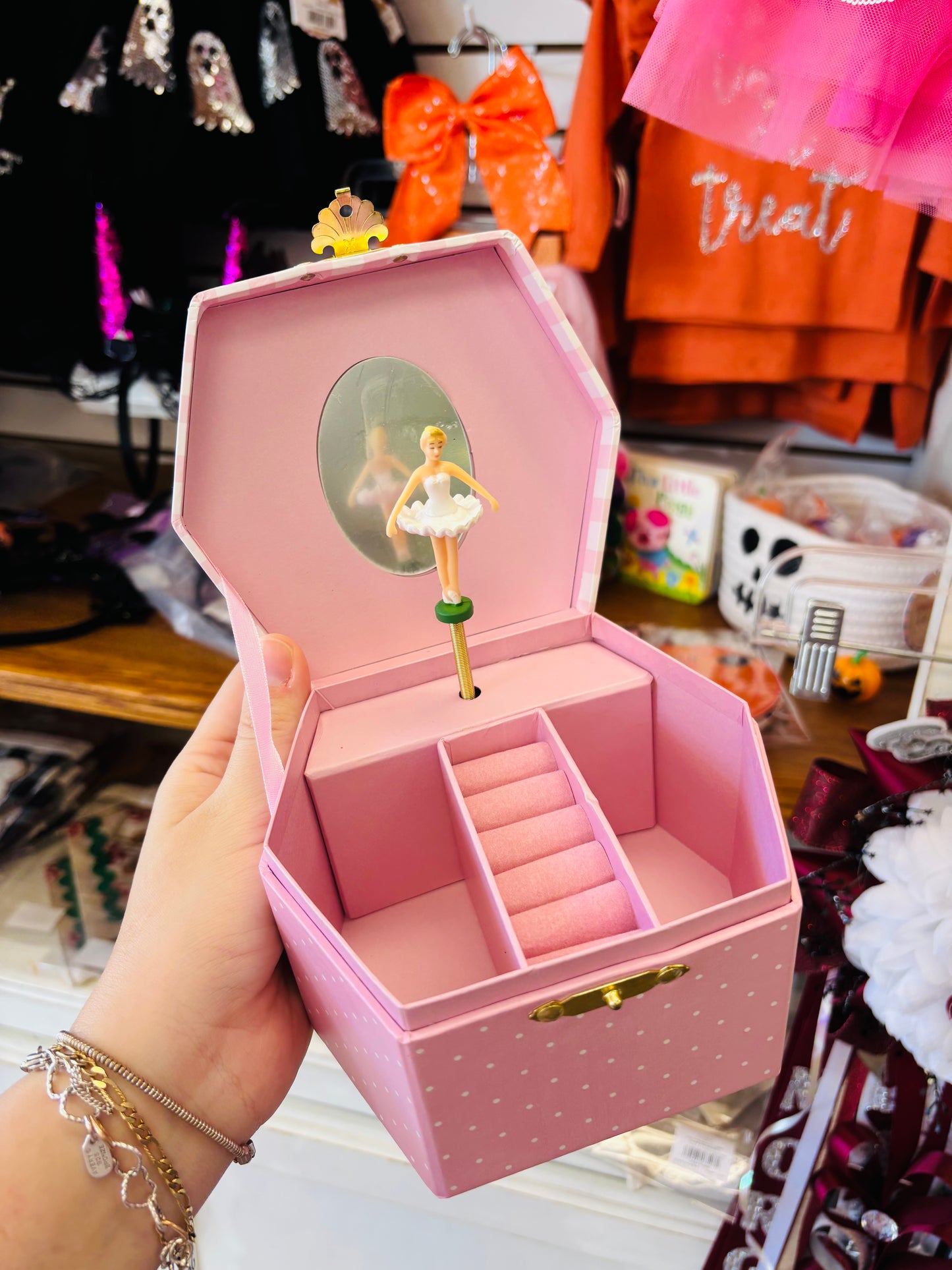THREE BALLERINA JEWELRY BOX