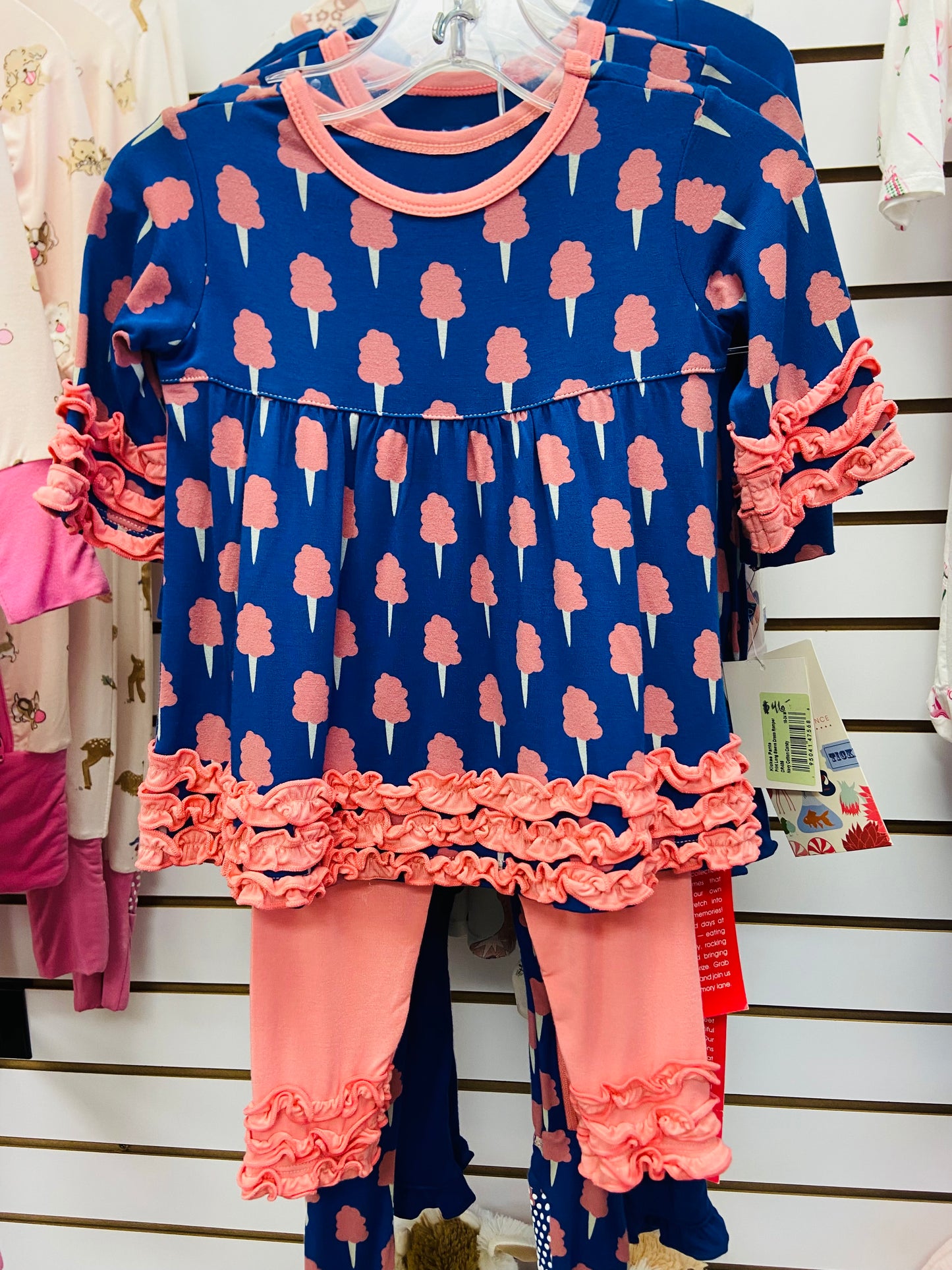 Cotton candy 2 piece romper