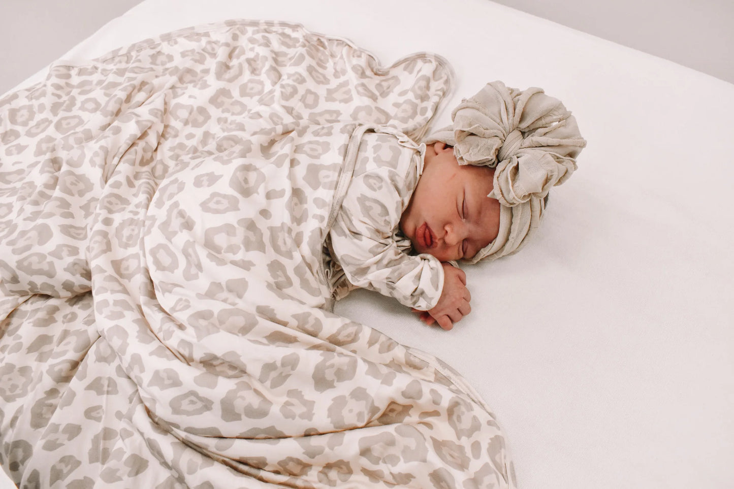 Ruffled Headband~ Champagne