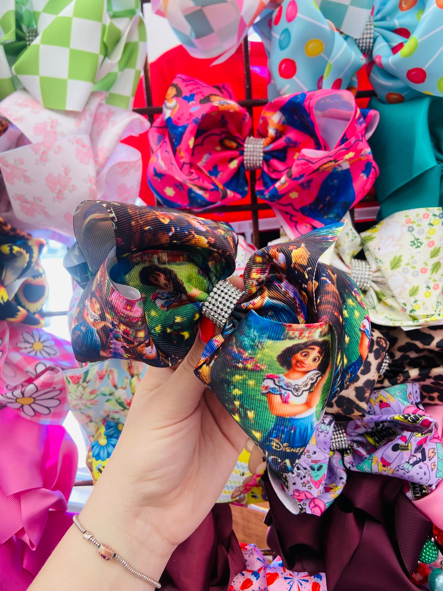 Disney Enchanted bling Bow