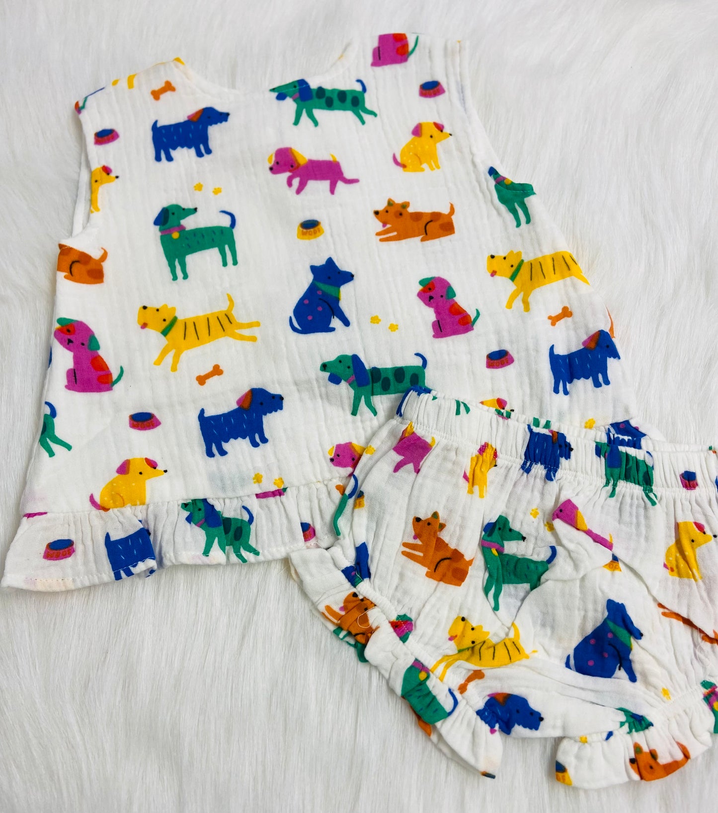 Good dog club ruffle top & bloomer