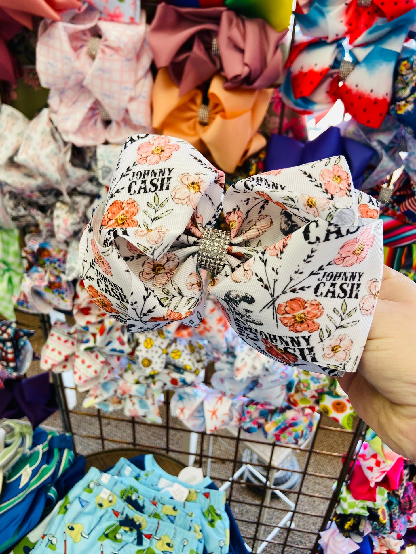 Jonny cash bling bow