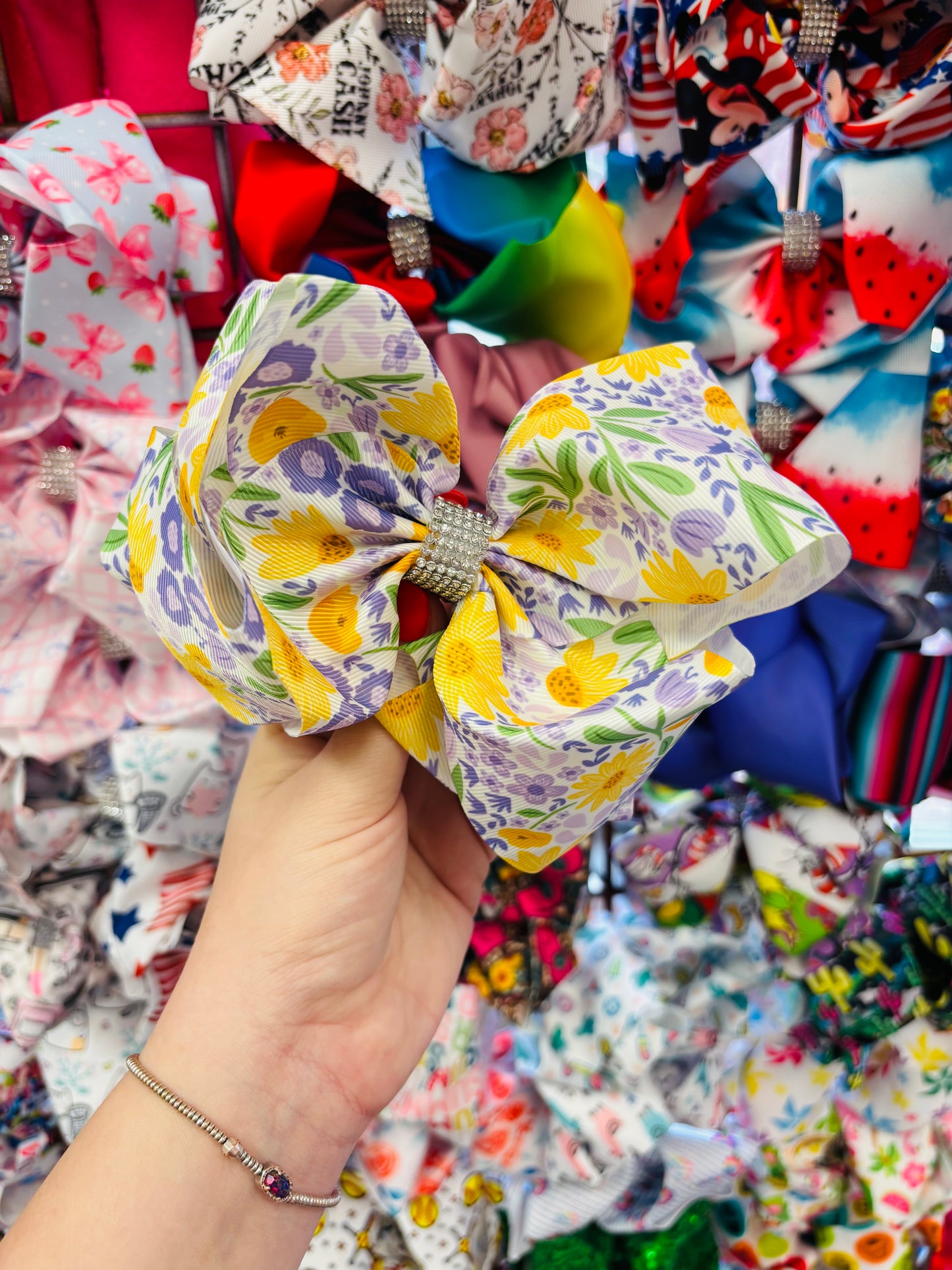 Spring Bling Bow