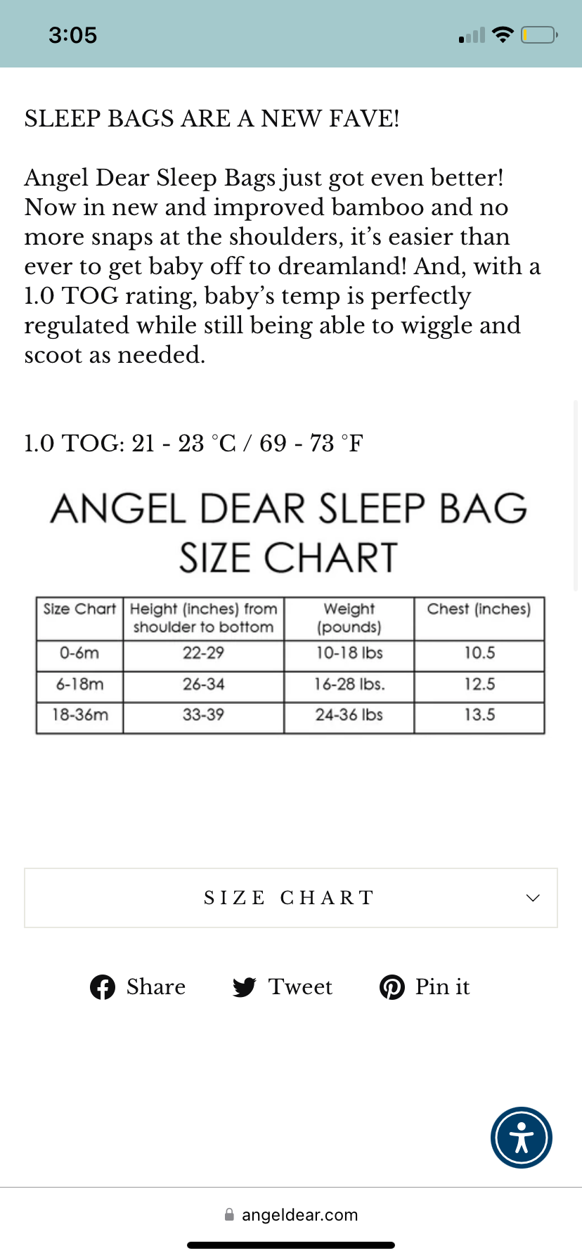 Angle Dear sleep sack blue