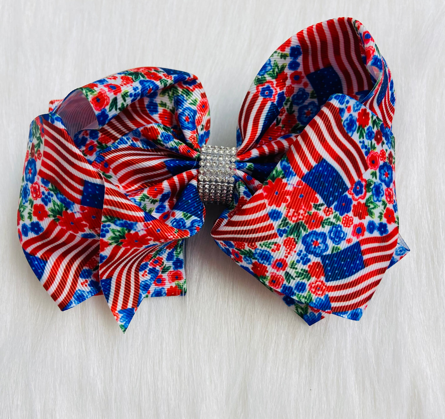 American flag bow