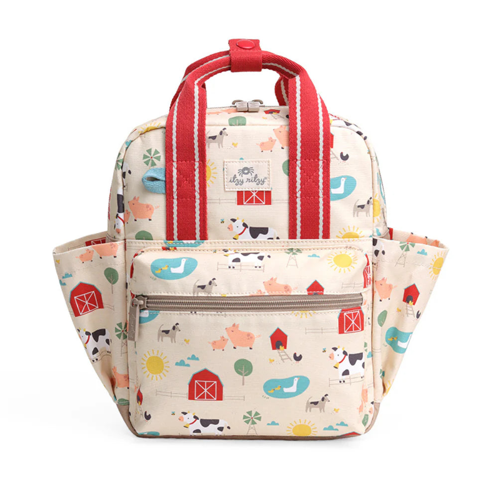 Farm animals Itzy ritzy toddler backpack