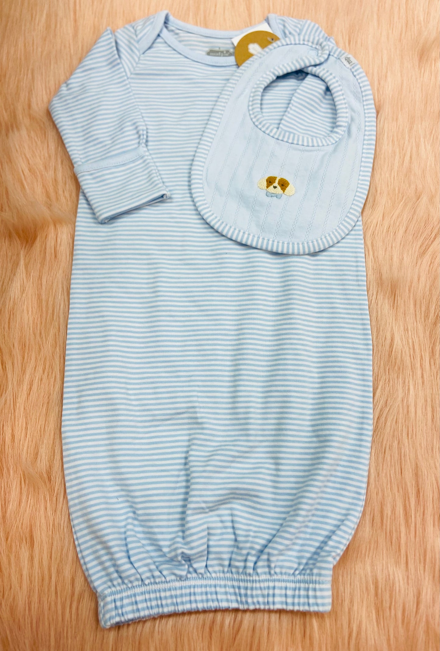 Newborn Gown + Bib
