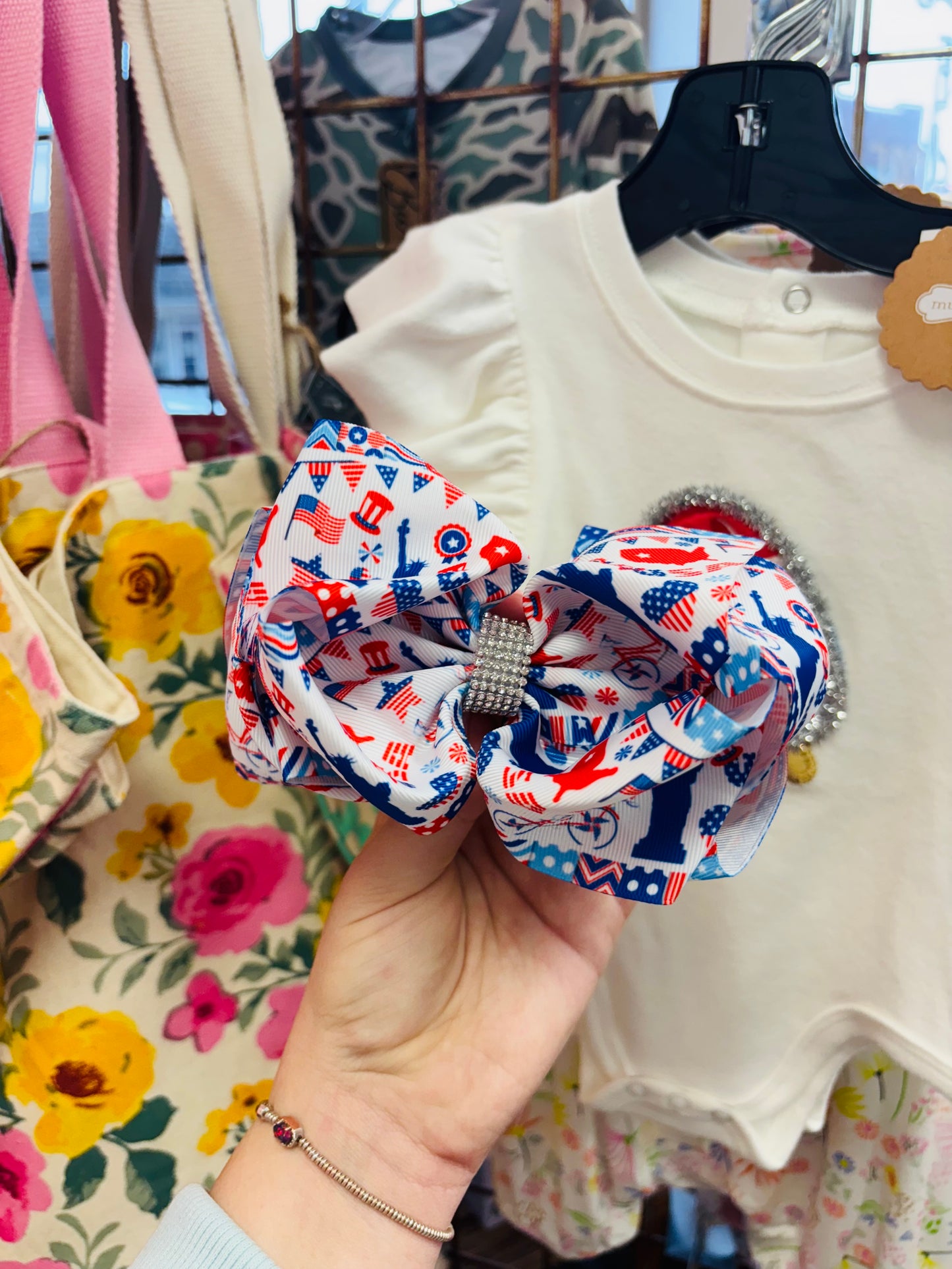 Liberty Bling Bow
