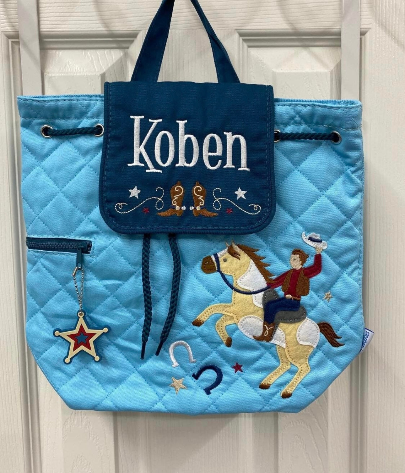 Quilted Backpack For Baby Western