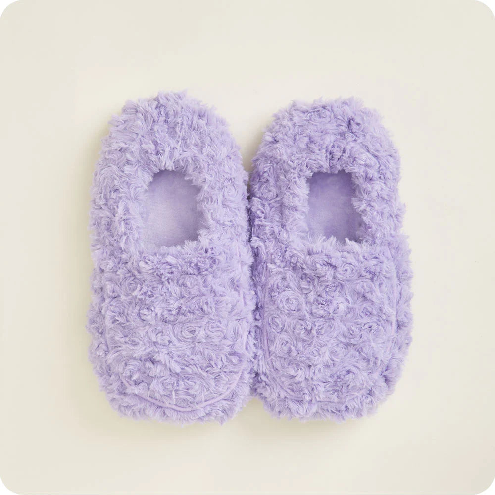 Curley Purple slippers