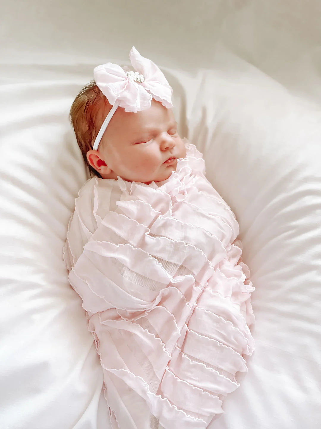 Sweet Pink Swaddle & headband