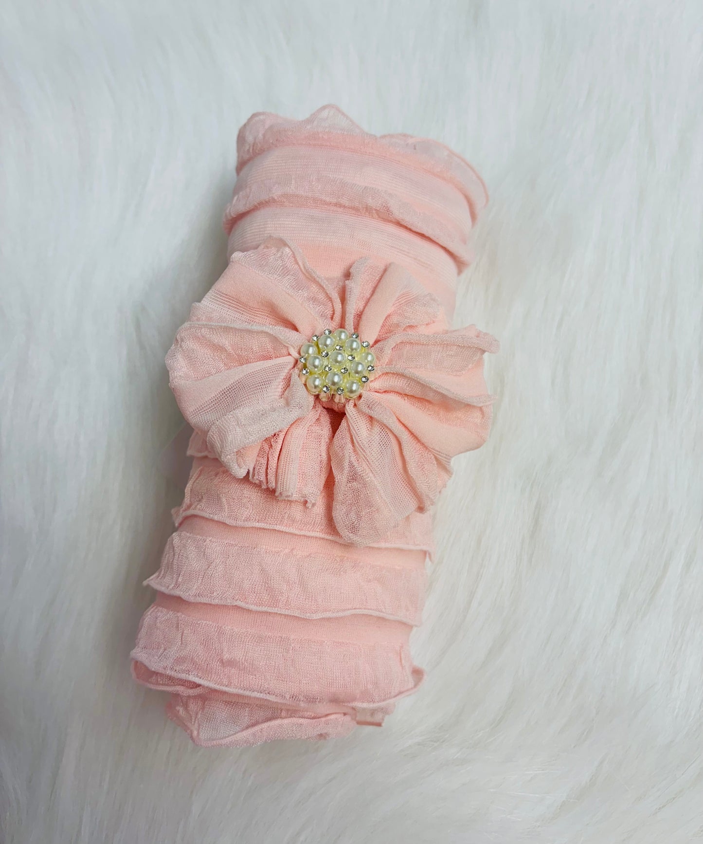 Sweet Pink Swaddle & headband