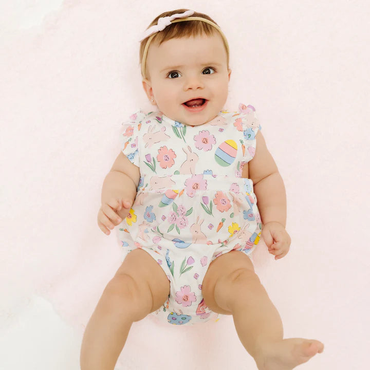 Easter bunnies sunsuit