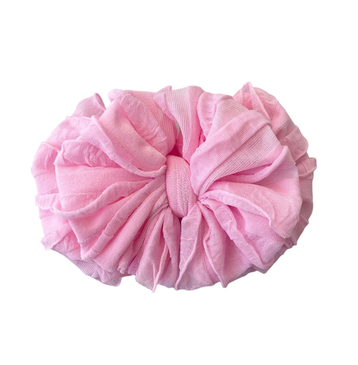Ruffled Headband~ Bubblegum