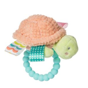 Taggies tippy turtle teether & rattler
