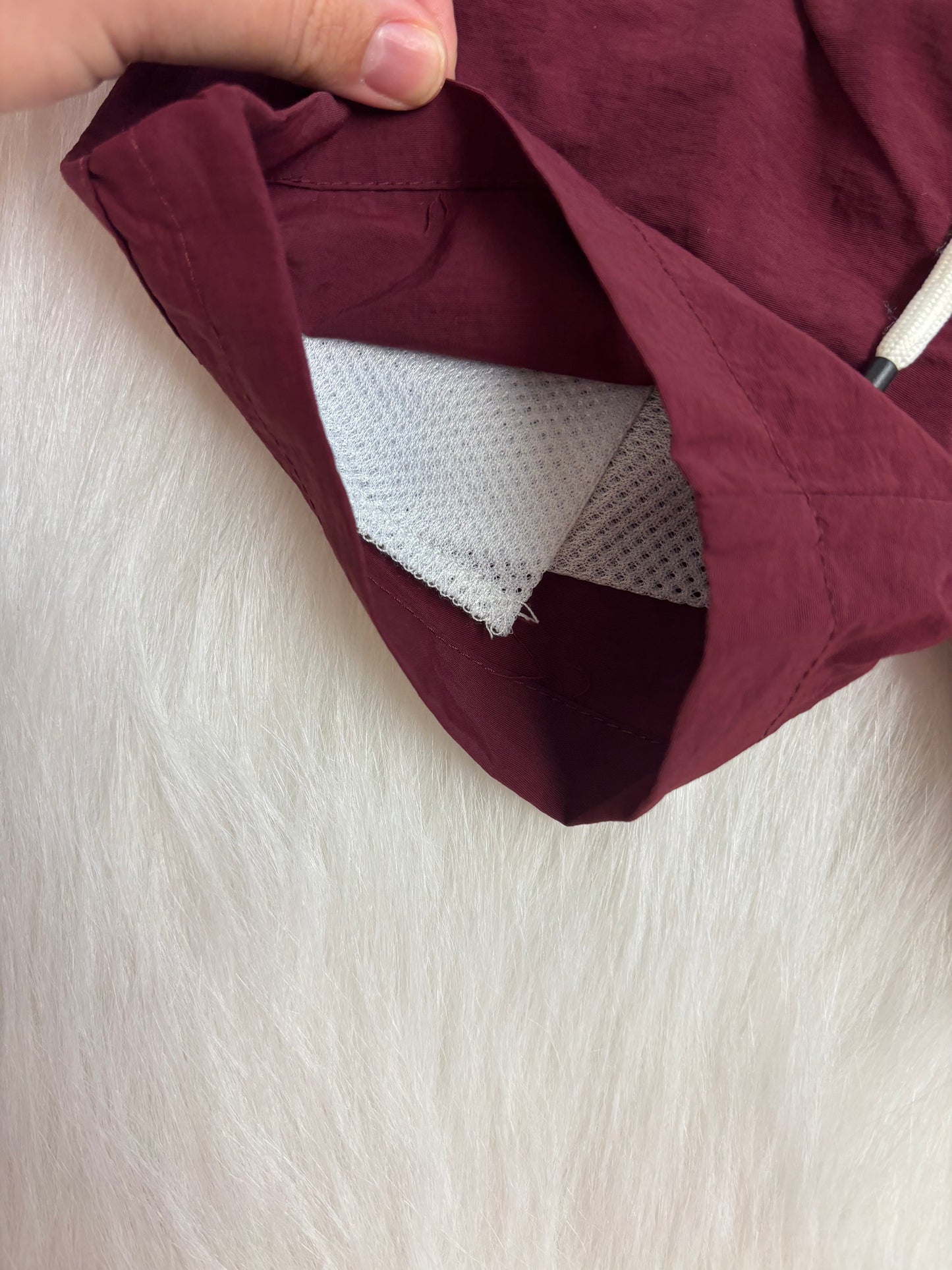 Boys mallard shorts maroon