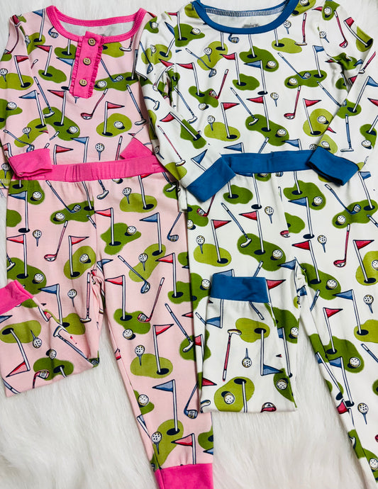 Blue mud pie golf 2 piece set