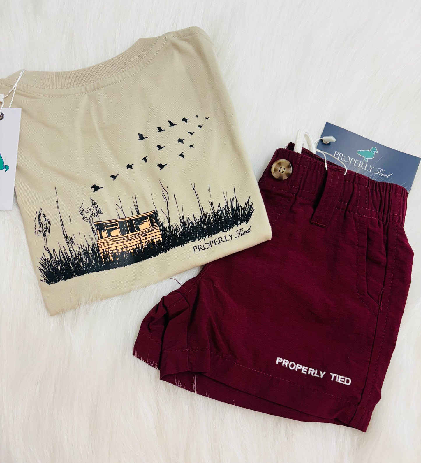 Duck Blind Properly Tied Tee