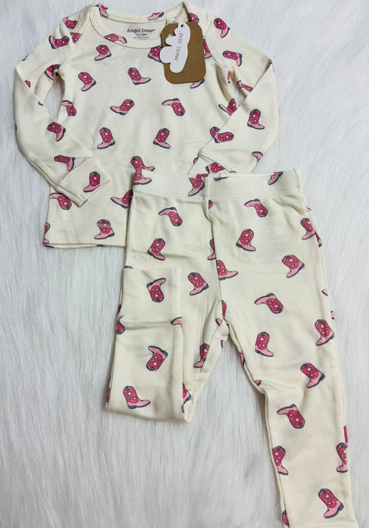 Petite Cowgirl Boots Loungewear Set