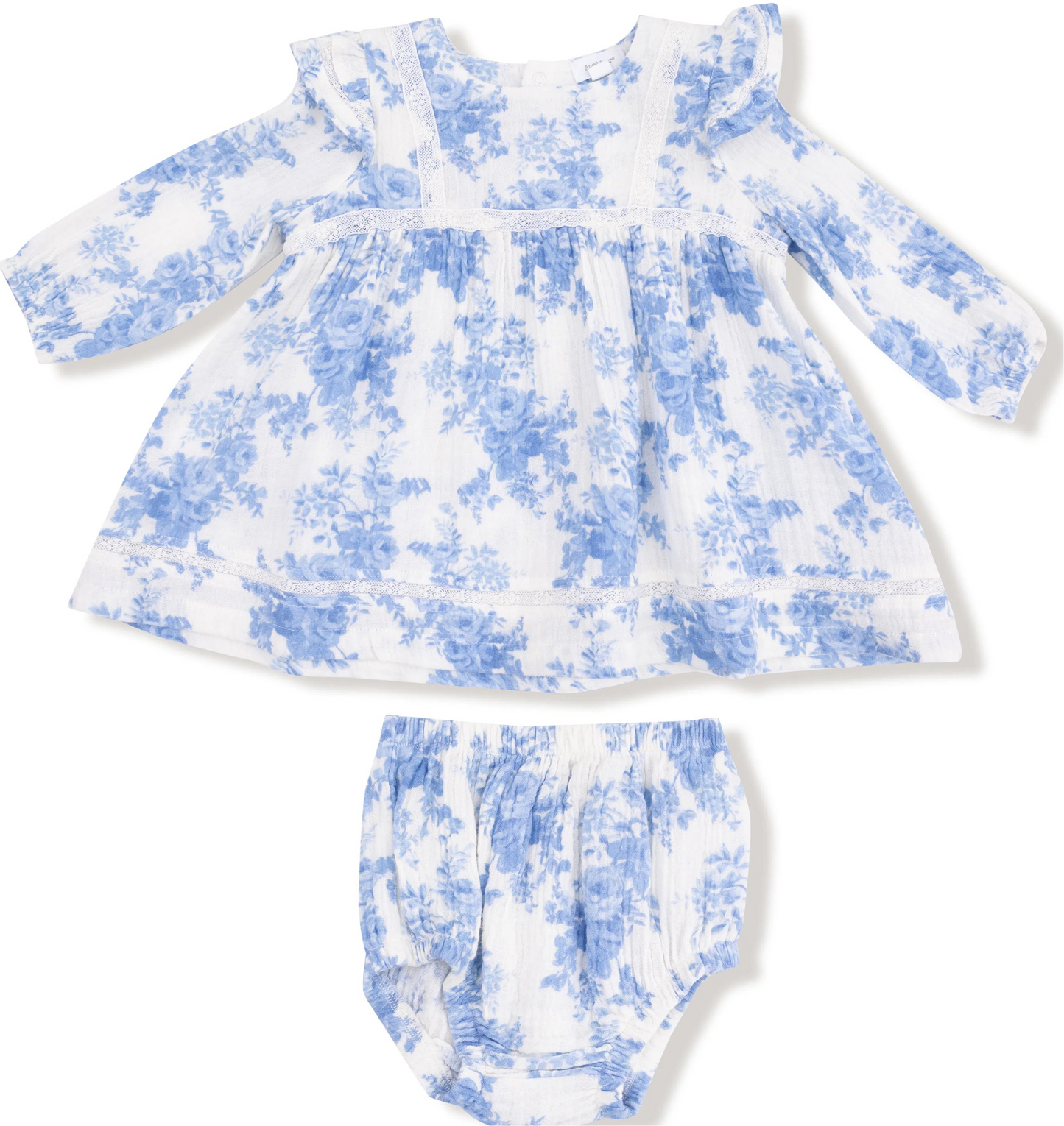 Dream Cottage Floral Blue Dress