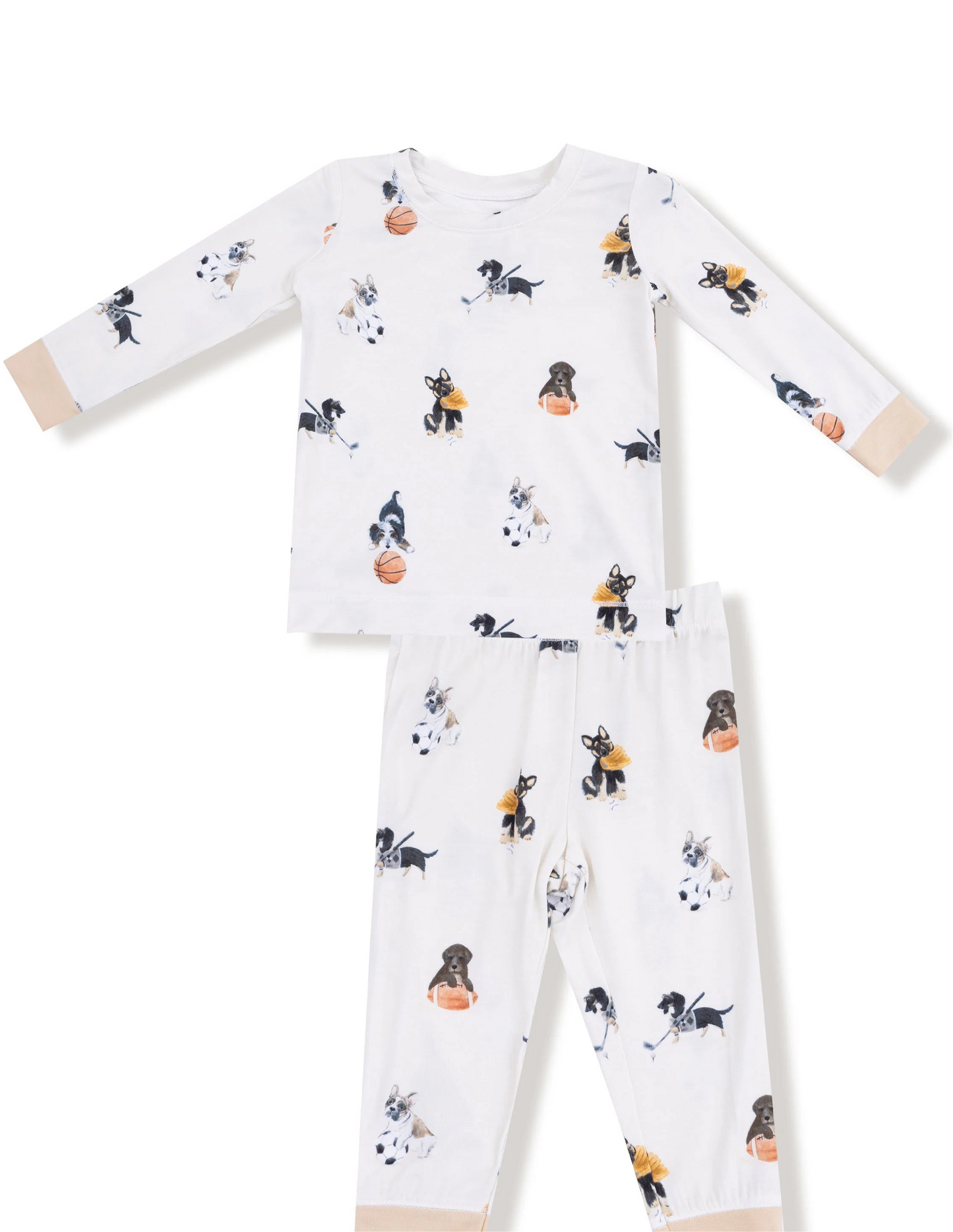 Sporty Puppies L/S lounge wear set