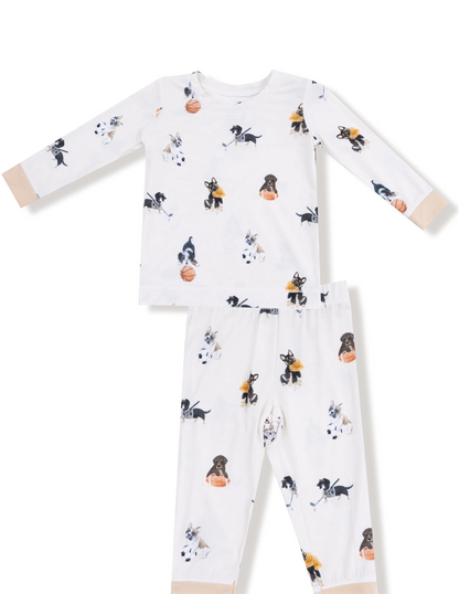 Sporty Puppies L/S lounge wear set