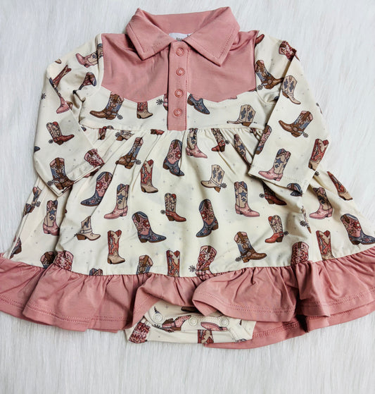 Future Cowgirl L/S Cowgirl bodysuit dress