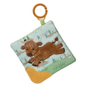 Hetty Highland cow crinkle teether