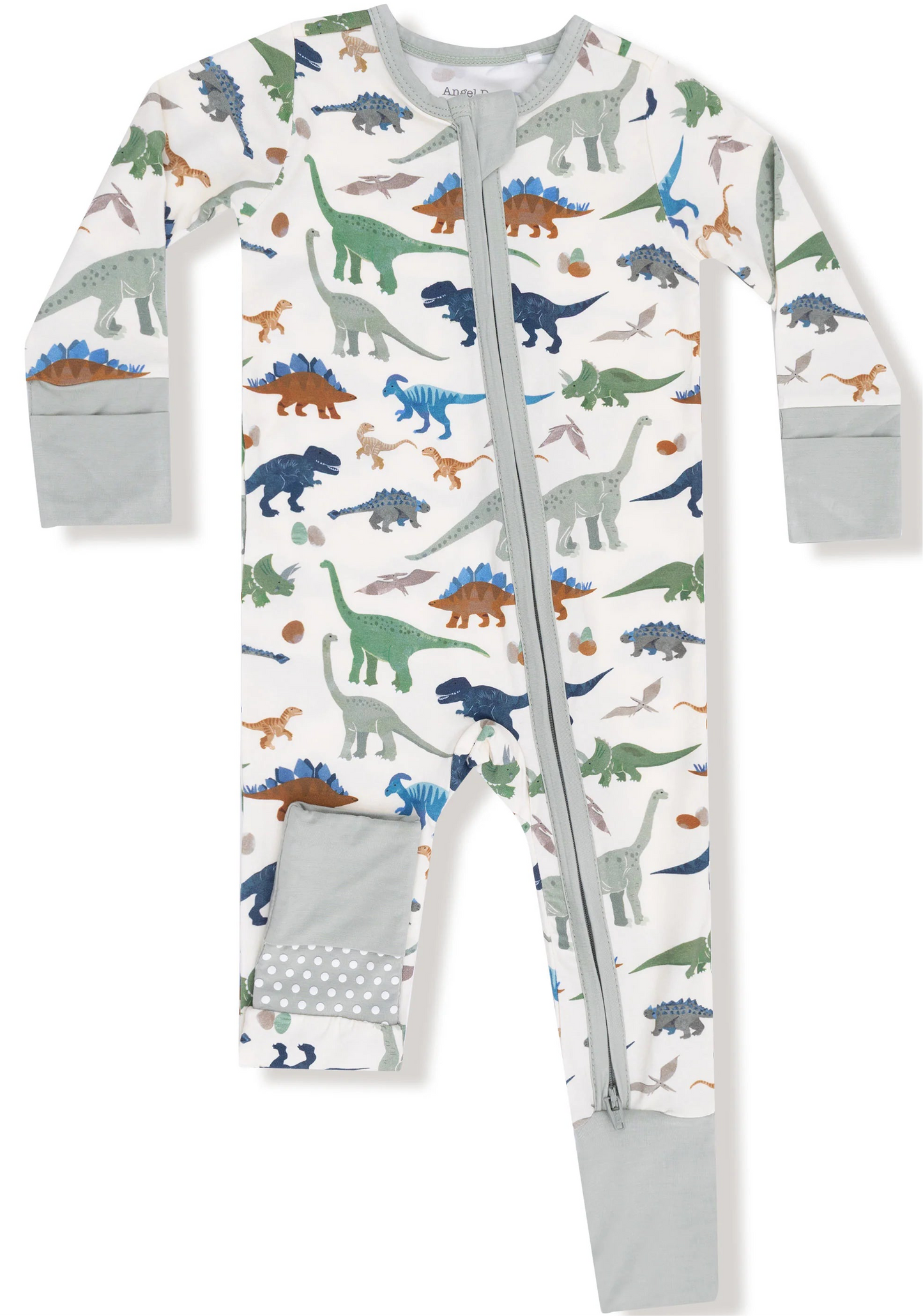 Washy Dino’s 2 way zipper romper
