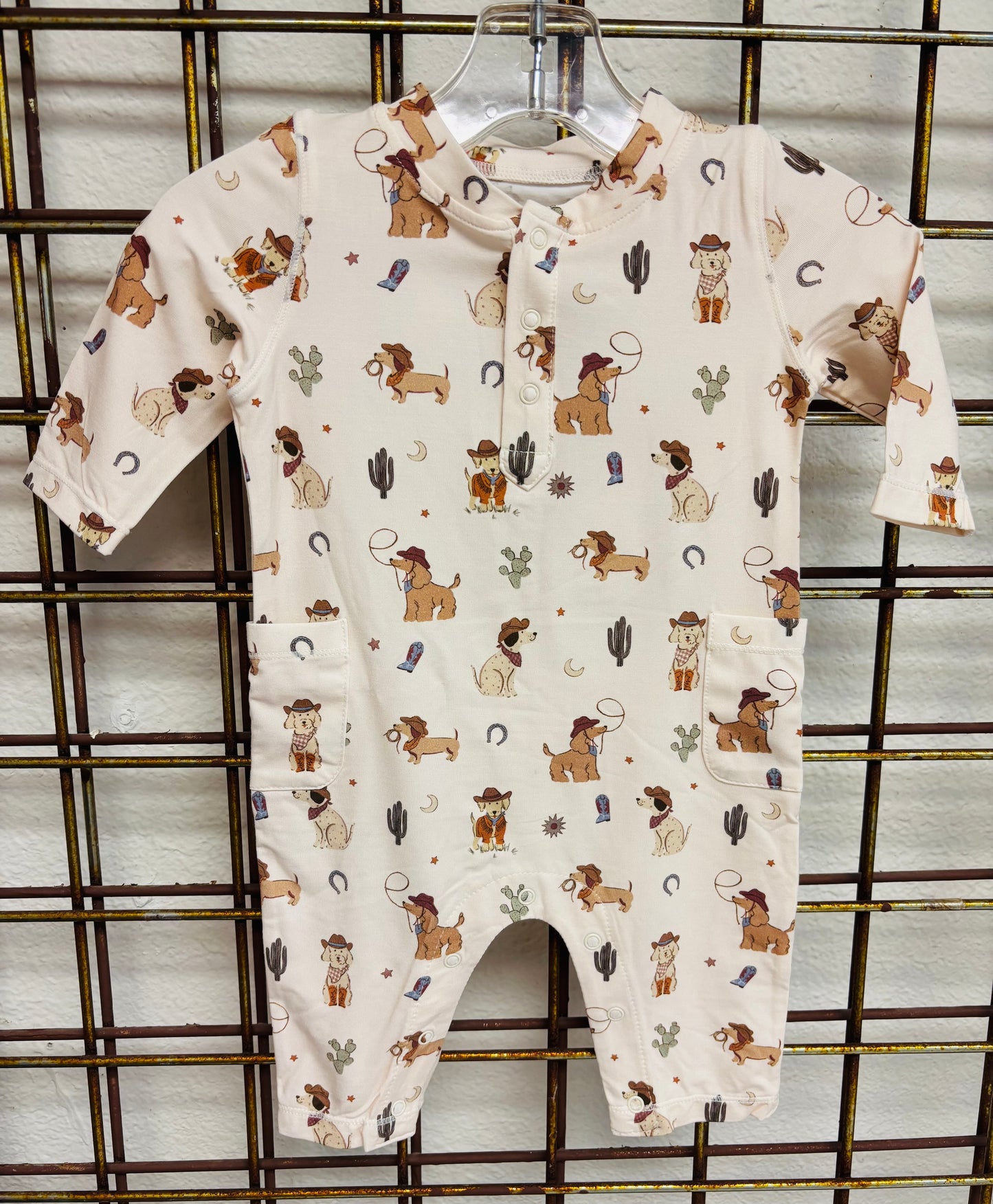 Cowboy dogs - Uni Romper