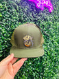 Boys Antler Dog Youth Hat properly Tied