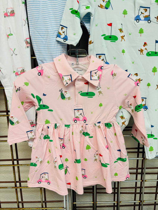 Dog Gone Golf - l/s polo dress