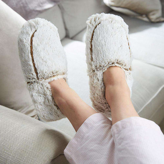 Marshmallow Brown Slippers