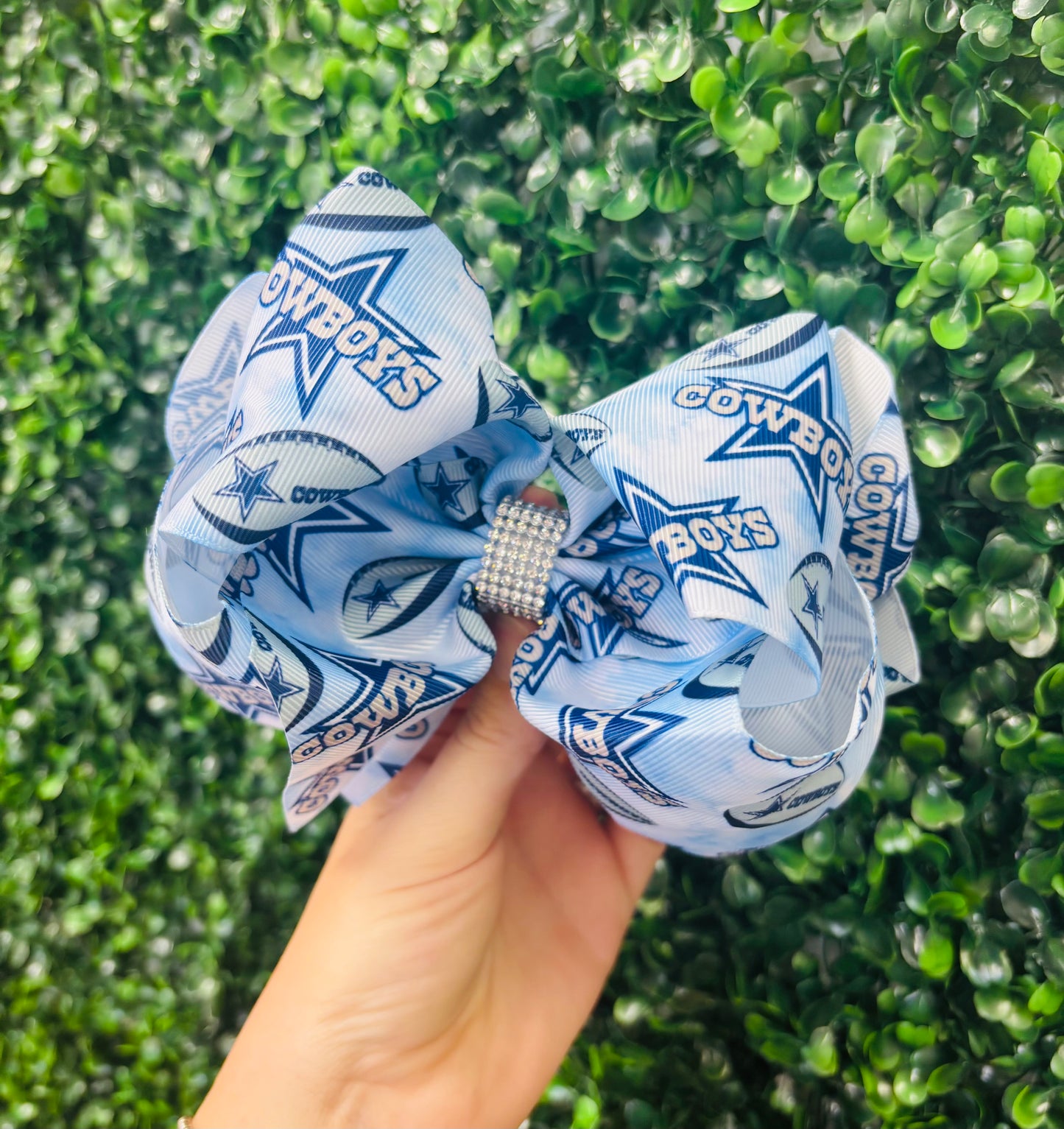 Dallas cowboys bling Bow