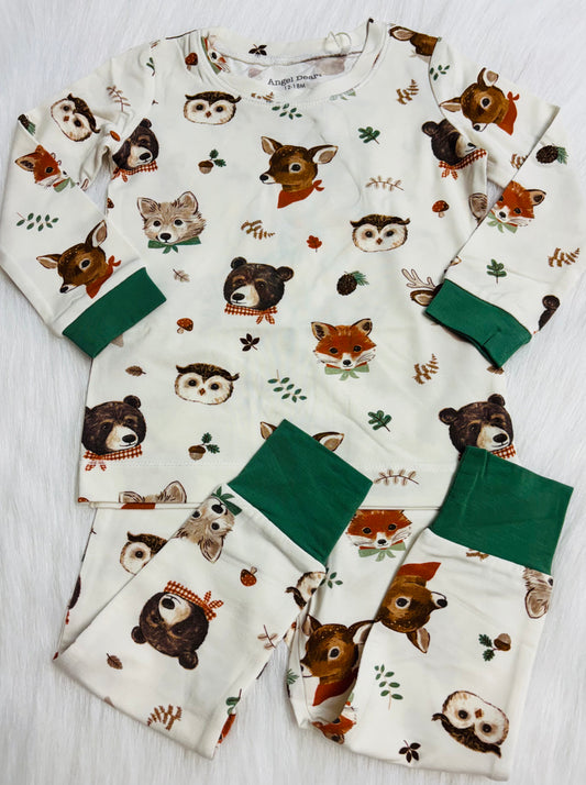 Woodland Animals L/S loungewear set