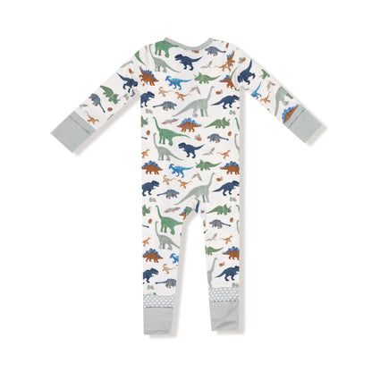 Washy Dino’s 2 way zipper romper