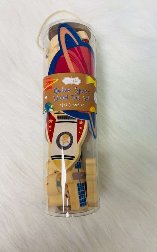 Outer Space Wood Toy Set