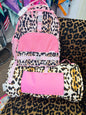 All over print leopard backpack Stephen Joseph