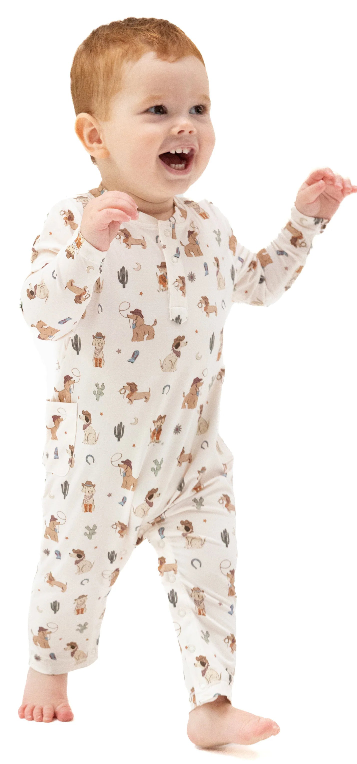 Cowboy dogs - Uni Romper